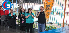 Alcalde de Comas y directora de I.E.I. Nº 054 La Libertad celebra sus 63 Aniversario