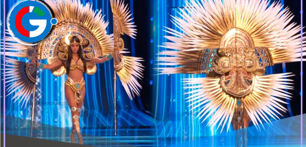 Camila Escribens resplandece con traje típico de Tumi en el Miss Universo 2023