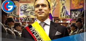 Daniel Noboa asume la presidencia de Ecuador argumentando que “El anti tiene un techo y el pro es infinito”