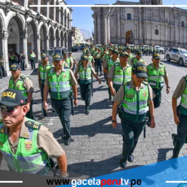 La Policía Nacional informó que el índice de criminalidad en Arequipa ha experimentado una disminución del 50%