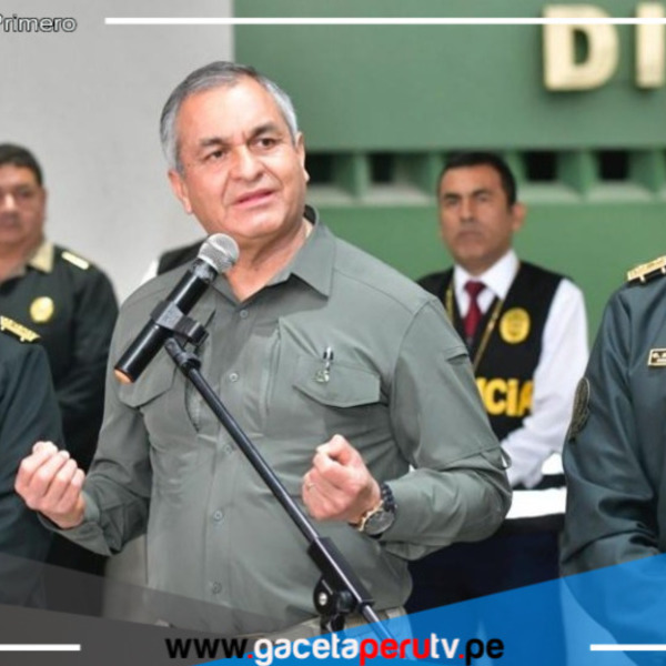 El Ministro del Interior informó sobre la desmantelación de cuatro bandas de extorsión en Lima y Callao