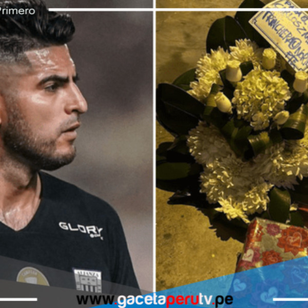 Hinchas de la “U” envían un ramo fúnebre a la casa de Carlos Zambrano