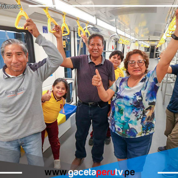 Pruebas Gratuitas del Primer Tramo de la Línea 2 del Metro de Lima