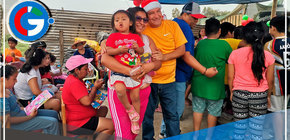 Navidad del Niño en Comas: Alcalde Villegas Brinda Alegría y Compromiso en Malecon Chillón