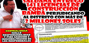 Grave Irregularidad en Comas: Ex Alcalde Emitió 141 Licencias "Bamba" sin Pago Obligatorio