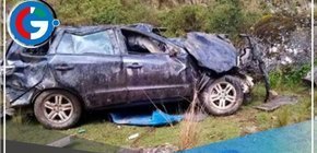 Despiste de camioneta deja a dos muertos en la región Pasco