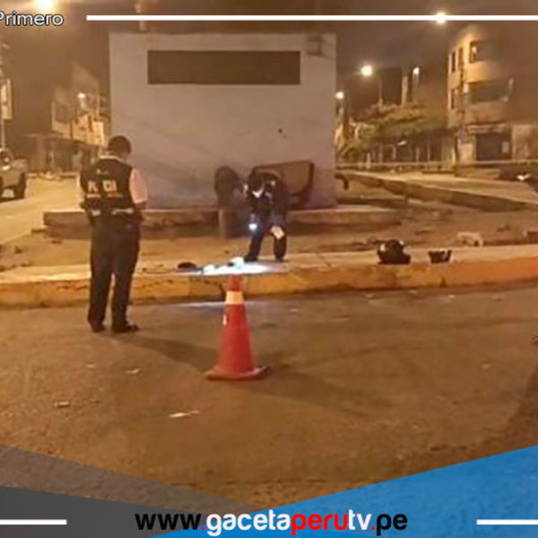 Sicarios asesinaron de varios balazos a dos personas en el distrito de Ate