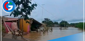 Mórrope en estado crítico tras fuertes lluvias