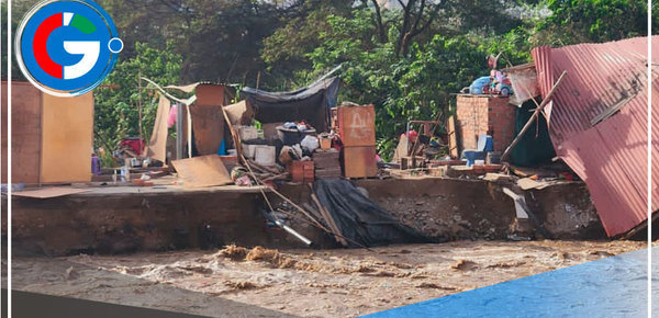 Familias de Comas que viven cerca al río Chillón perdieron sus casas y solicitan ayuda