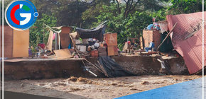 Familias de Comas que viven cerca al río Chillón perdieron sus casas y solicitan ayuda