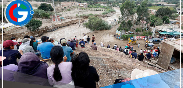 Población se refugia en alturas de cerro cercano a puente Manchay