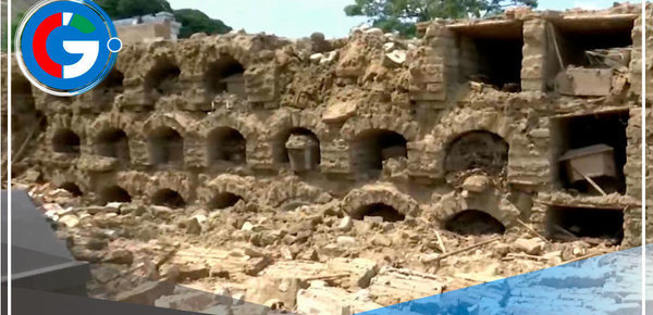 Cementerio de Chepén colapsó por lluvias y féretros quedaron expuestos