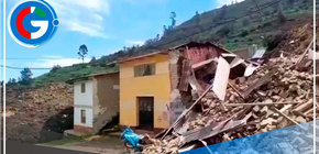4 desaparecidos y 20 viviendas destruidas por deslizamiento en Huaral 
