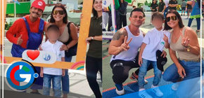 Christian Domínguez juntó a su exesposa Karla Tarazona y su actual pareja celebraron el cumpleaños de su hijo