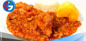 Hoy martes a comer una Carapulcra 