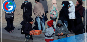 Migrantes indocumentados acampan por sexto día en la frontera con Chile