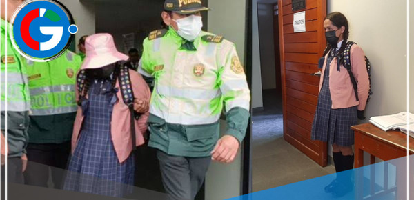Detienen a hombre vestido de mujer en baños de un colegio en Huancayo