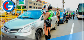 1,500 conductores fueron intervenidos por ATU y PNP por invasión de vía del Metropolitano 