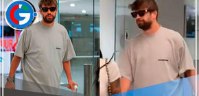 Piqué llego a Miami a visitar a sus hijos después del conflicto con Shakira