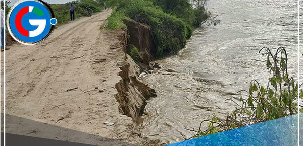 Ruptura de dique pone en riesgo a comunidades en el distrito de Colán, Piura