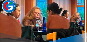 Alejandro Toledo es captado en restaurante de Estados Unidos luego de anulación de extradición