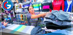 Vendedores de ropa de invierno de gamarra, preocupados por intenso calor en Lima 