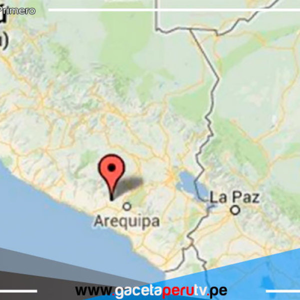 Arequipa: Fuerte temblor de 4.7 remeció en Camaná en la madrugada
