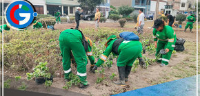 En Comas recuperan parque y alcalde envía saludos a las madres de su distrito  