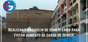 Realizan fumigación de cementerios para evitar aumento de casos de dengue en Carabayllo