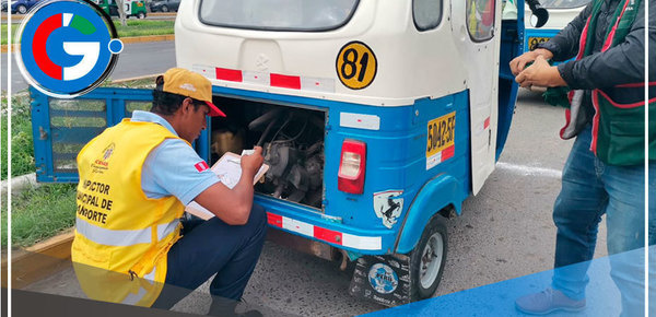 Más de 16 mil mototaxis autorizados pasaran constatación de características en Comas 