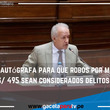 Firma  autógrafa para que robos por más de S/ 495 sean considerados delitos