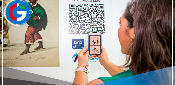 Presentan graficas culturales de Biblioteca Nacional en aeropuerto Jorge Chávez