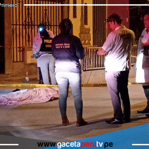 Asesinan a hombre en la vía pública en San Martín de Porres