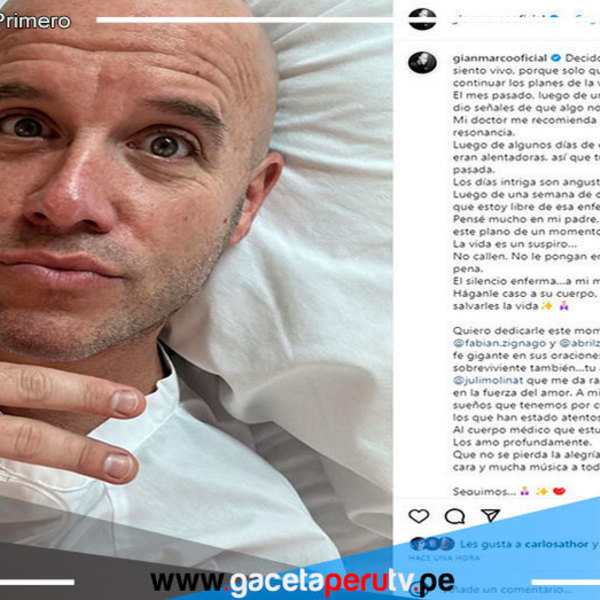 Gian Marco fue operado de emergencia