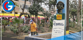 Recuperan parque Julio C. Tello y los juegos infantiles  