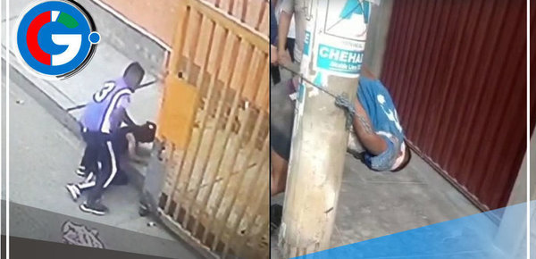 Capturan y someten a justicia por mano propia a individuo que cometió una violenta agresión contra una mujer 
