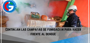 Continúan  las campañas de fumigación para hacer frente al dengue en Piura
