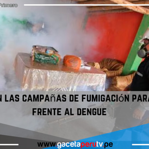 Continúan  las campañas de fumigación para hacer frente al dengue en Piura