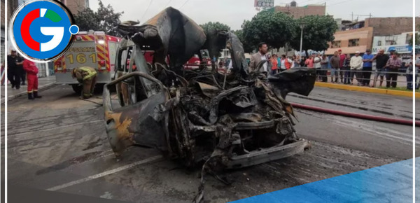 Choque de camión y combi deja una explosión, ocho heridos y varias viviendas afectadas