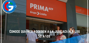 Conoce quiénes acceden a la jubilación a los 50 años 