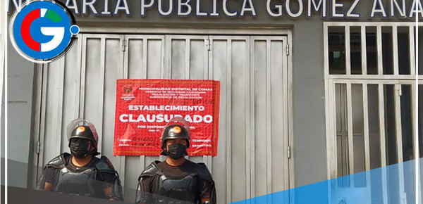 Clausuran Notaria en Comas por arrojar basura en la calle y tener su defensa civil vencido 