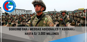 Gobierno dará medidas adicionales y asignará hasta S/ 3,000 millones.