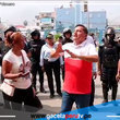 Otra vez los ambulantes trataron de ocupar ilegalmente la Av. San Felipe