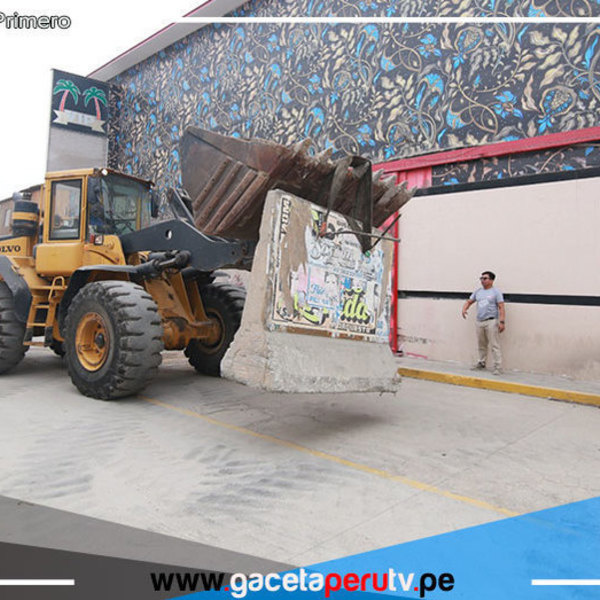 En Comas Prostíbulo "Palmeras Vip" fue tapiado con muros de concreto por Municipalidad