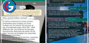 Policía Nacional alerta sobre nueva estafa laboral por WhatsApp