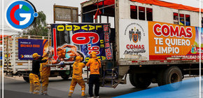 Incautan más de 30 toneladas de material publicitario en Comas