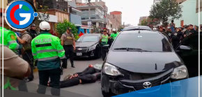 En Los Olivos, tras un intenso intercambio de disparos, policía lograron evitar el secuestro de una mujer