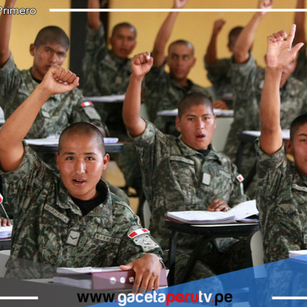 Personal del servicio militar acuartelado recibirán remuneración mensual de 1025 soles