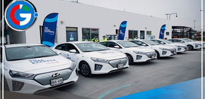 Lima Expresa presenta vehículos eléctricos en vía evitamiento y line amarilla 