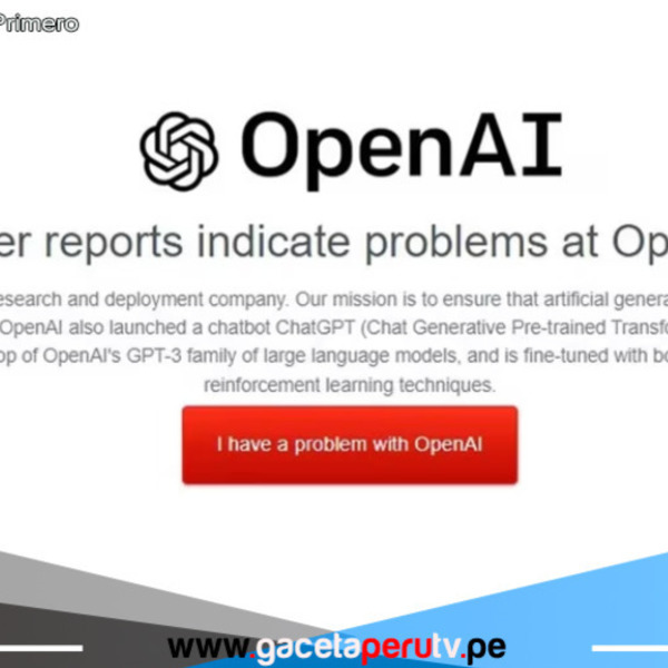 Interrupción de ChatGPT afecta a usuarios peruanos, generando inconvenientes en la utilización de la herramienta de inteligencia artificial
